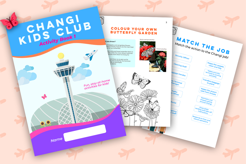 Changi Kids Club (free kids activity books)