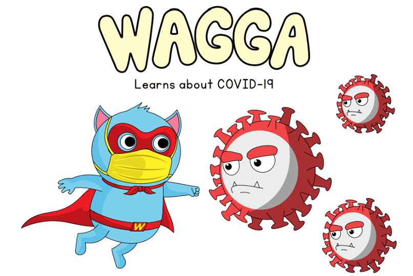 WAGGA Learns About COVID-19 free kids book